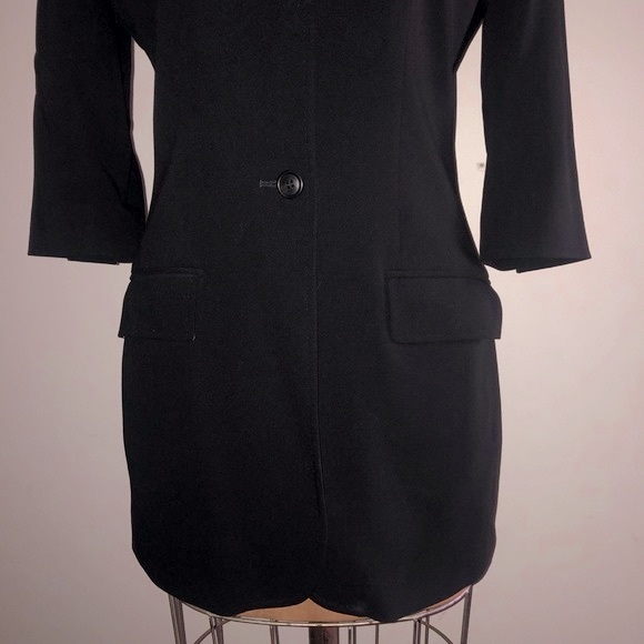 DOLCE & GABBANA] Set: Wool Black Blazer Suit Jacket & Pants - Picture 5 of 16